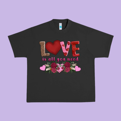 Love Is All You Need Urban Heavy Tee Designed By Adodesignshop