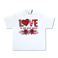 White love is all you need Urban Heavy Tee - AdoDesignShop