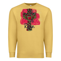 Antique Gold He İs Risen Easter Premium Sweatshirt - Bettercallsaul