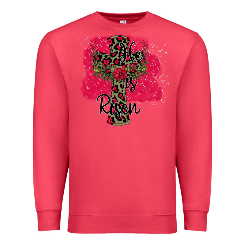 He İs Risen Easter Premium Sweatshirt by Bettercallsaul | Teevron