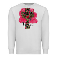 Dove Grey He İs Risen Easter Premium Sweatshirt - Bettercallsaul