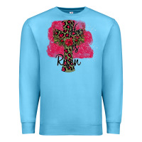 Ocean Blue He İs Risen Easter Premium Sweatshirt - Bettercallsaul