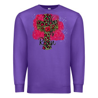 Purple He İs Risen Easter Premium Sweatshirt - Bettercallsaul