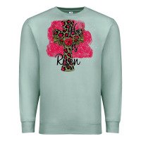 Seafoam He İs Risen Easter Premium Sweatshirt - Bettercallsaul