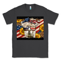 Smoke Western 4th Of July Llama Background Classic Tee - LillyAllenDesigns