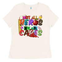Bone not all heros wear capes Ladies Tee - Zillion Design Studio