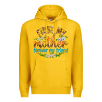 Lemon First My Mother Forever My Friend with Daisies Premium Hoodie - texasbilliewilder