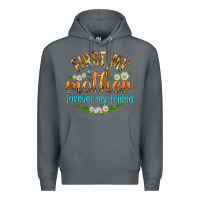Rock First My Mother Forever My Friend with Daisies Premium Hoodie - texasbilliewilder