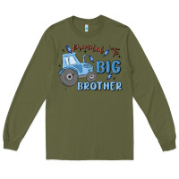 Army Green promoted to big brother Long Sleeve Tee - MaliasSmallBusiness