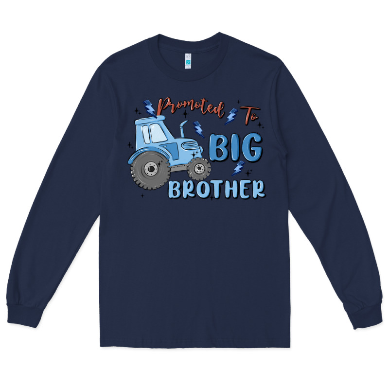 Promoted To Big Brother Long Sleeve Tee by MaliasSmallBusiness | Teevron
