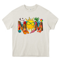 Cream summer mom Heavy Core Tee - texasbilliewilder