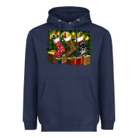 Navy Christmas Heavyweight Hoodie - RanaPortraitStore
