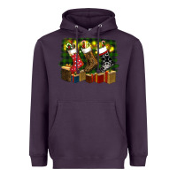Plum Christmas Heavyweight Hoodie - RanaPortraitStore