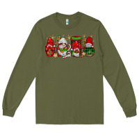 Army Green christmas mexican gnomies coffee Long Sleeve Tee - JahusDesignShop