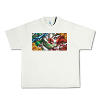 Pistachio usa flag and mexico flag with sunflower and cowhide  license plate Urban Heavy Tee - Artiststas