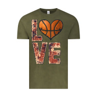 Vintage Olive basketball love Vintage Tee - JahusDesignShop