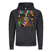 Vintage Black dead inside but its spooky season Vintage Hoodie - AdoDesignShop