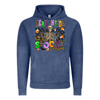 Vintage Denim dead inside but its spooky season Vintage Hoodie - AdoDesignShop