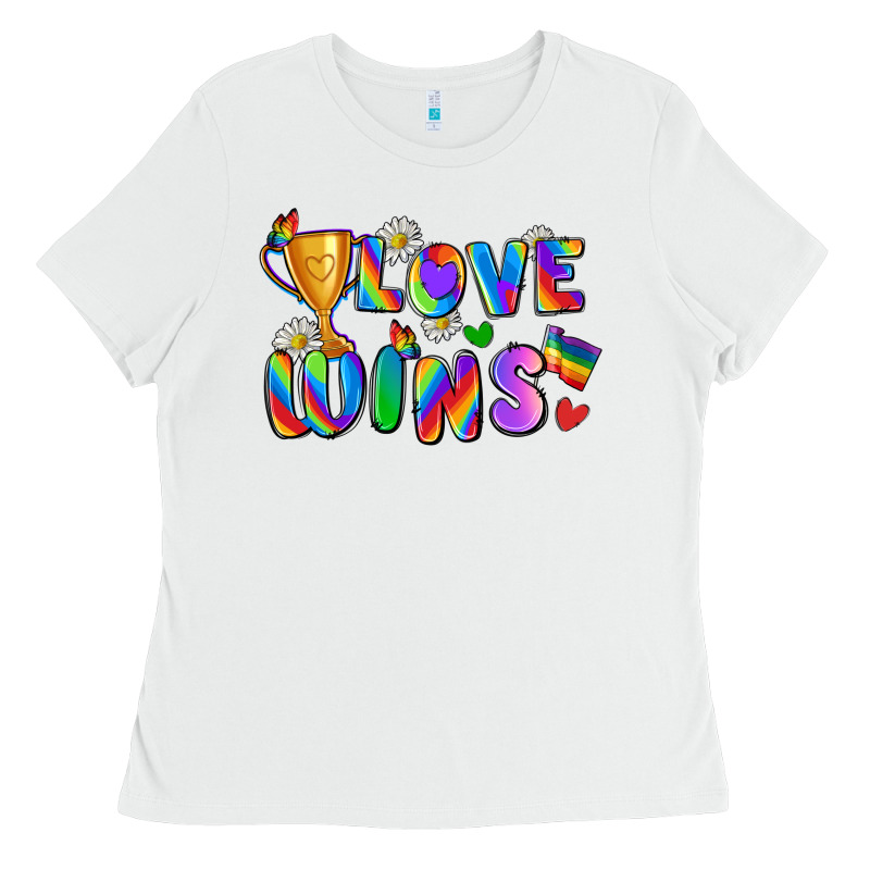 Love Wins Ladies Tee by Zillion Design Studio | Teevron