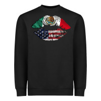 Black mexico usa lips Heavyweight Sweatshirt - AdoDesignShop