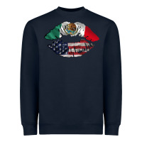 Navy mexico usa lips Heavyweight Sweatshirt - AdoDesignShop