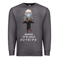 Charcoal Heather Bernie it' could outside Premium Sweatshirt - Bettercallsaul