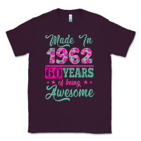Plum made in 1962, 60 years of being awesome Classic Tee - Jasminsmagicworld