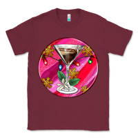 Burgundy Christmas espresso martini Classic Tee - AdoDesignShop