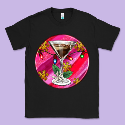 Christmas Espresso Martini Classic Tee Designed By Adodesignshop