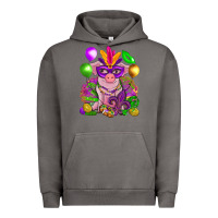 Pigment Tornado Mardi Gras Pig Urban Hoodie - HowdyJamesFarm