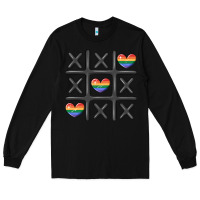Black pride tic tac toe Long Sleeve Tee - MaliasSmallBusiness