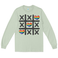 Matcha pride tic tac toe Long Sleeve Tee - MaliasSmallBusiness