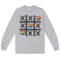 Moon Dust pride tic tac toe Long Sleeve Tee - MaliasSmallBusiness