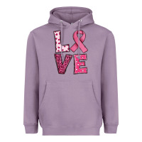 Lavender Western Breast Cancer Love Heavyweight Hoodie - RanaPortraitStore