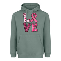 Sage Western Breast Cancer Love Heavyweight Hoodie - RanaPortraitStore