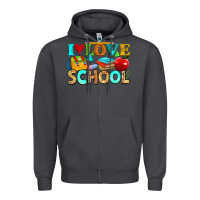 Smoke i love school Zipper Hoodie - NancyCooperArtShop