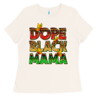 Dope Black Mama With Butterflies Ladies Tee | Teevron