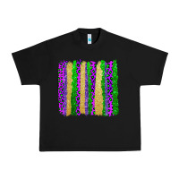 Black mardi gras brushstrokes Urban Heavy Tee - AdoDesignShop
