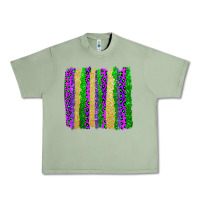 Oil Green mardi gras brushstrokes Urban Heavy Tee - AdoDesignShop