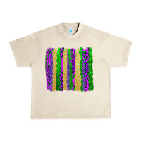 Mardi Gras Brushstrokes Urban Heavy Tee | Teevron