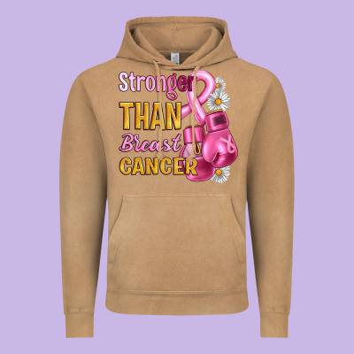 Stronger Than Breast Cancer Vintage Hoodie Designed By Artiststas