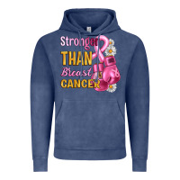 Vintage Denim Stronger than breast cancer Vintage Hoodie - Artiststas