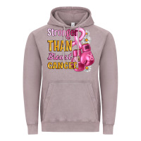 Vintage Zinc Stronger than breast cancer Vintage Hoodie - Artiststas