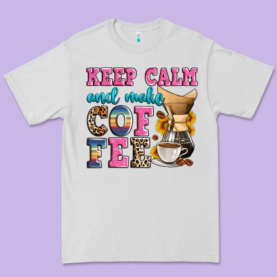 Keep Calm And Make Coffee Premium Tee Designed By Zillion Design Studio