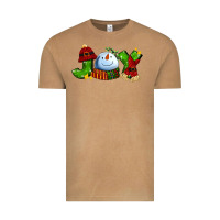Vintage Camel joy for christmas with snowman Vintage Tee - AdoDesignShop