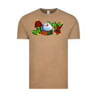 Vintage Coffee joy for christmas with snowman Vintage Tee - AdoDesignShop