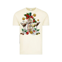 Vintage Arctic Christmas martini  and martini bottle Vintage Tee - AdoDesignShop