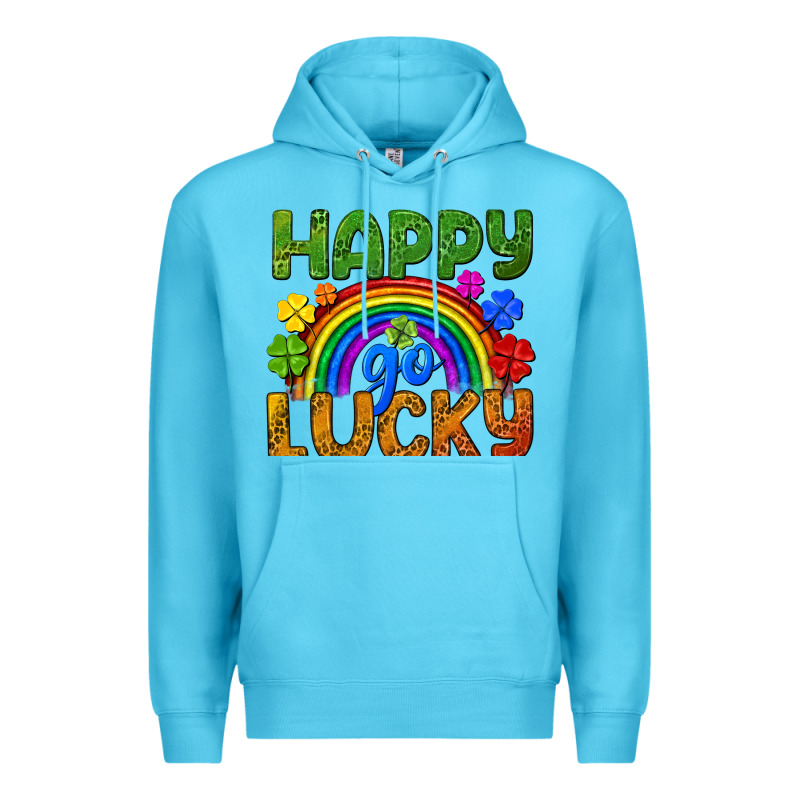 Happy Go Lucky Lgbtq+ Premium Hoodie by NancyCooperArtShop | Teevron