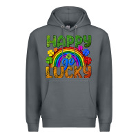 Rock Happy go lucky LGBTQ+ Premium Hoodie - NancyCooperArtShop