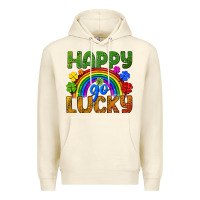 Sandshell Happy go lucky LGBTQ+ Premium Hoodie - NancyCooperArtShop